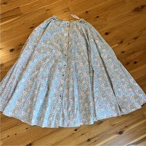 Victoria's Secret Floral Pastel Skirt from the 1980s